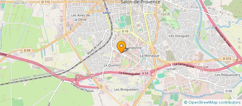 localisation de l'entreprise NG AUTO 13  SALON-DE-PROVENCE