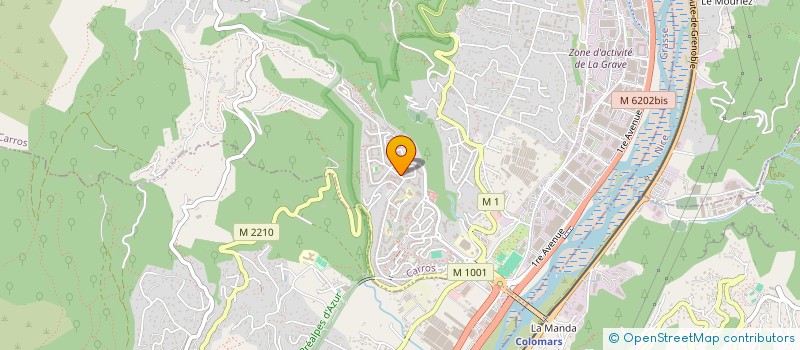 localisation de l'entreprise NG BAT  NICE