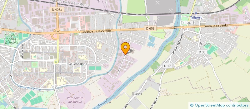 localisation de l'entreprise NG BATIMENT à MEAUX