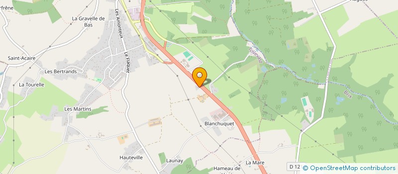 localisation de l'entreprise NG BATIMENT DECO  TOLLEVAST