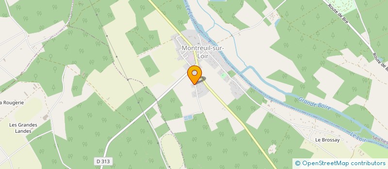 localisation de l'entreprise NG BEUVRON  MONTREUIL-SUR-LOIR