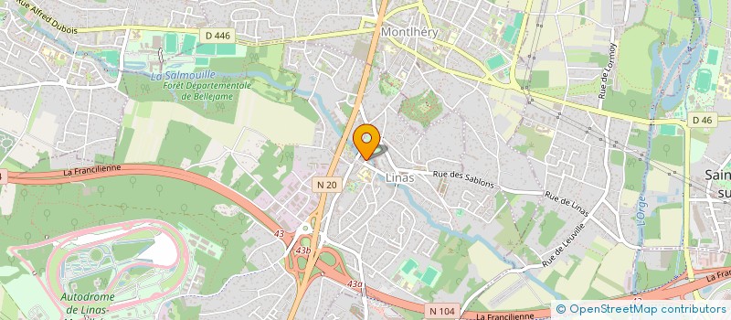 localisation de l'entreprise NG CAPITAL  LINAS