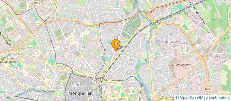 localisation de l'entreprise NG COIFFURE à MONTPELLIER