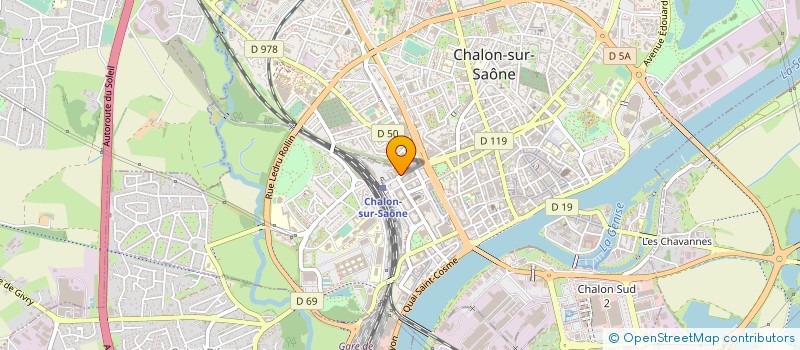 localisation de l'entreprise NG COM  CHALON-SUR-SAONE