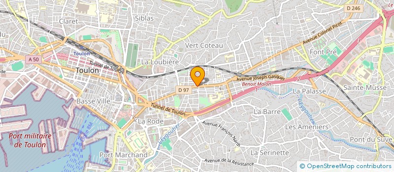 localisation de l'entreprise NG COMMUNICATION à TOULON