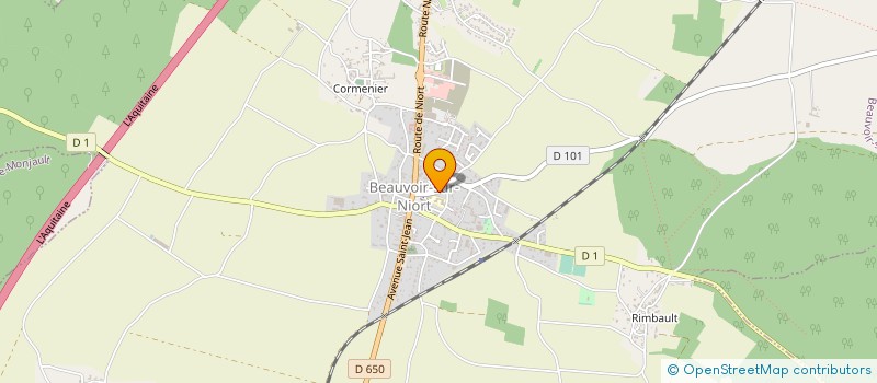 localisation de l'entreprise NG CONSTRUCTIONS à BEAUVOIR-SUR-NIORT