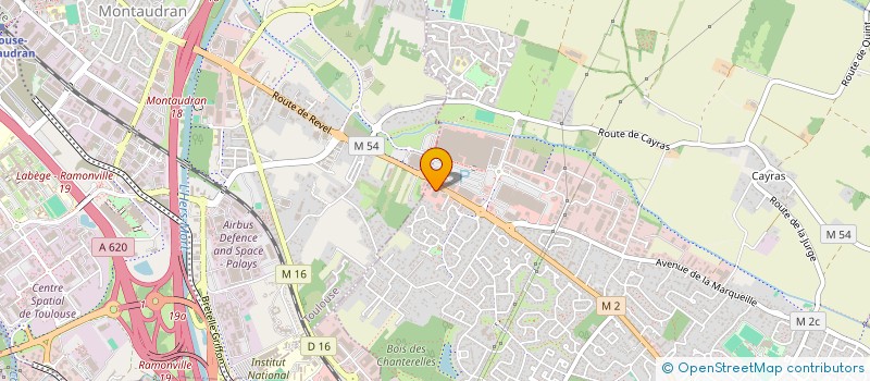 localisation de l'entreprise NG DEVELOPPEMENT ET SERVICES à SAINT-ORENS-DE-GAMEVILLE