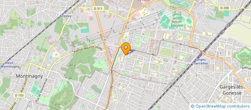 localisation de l'entreprise NG DROP à SARCELLES