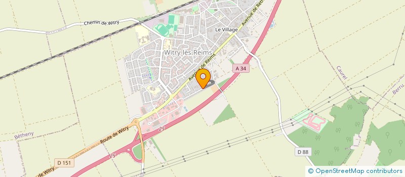 localisation de l'entreprise NG ELEC à WITRY-LES-REIMS