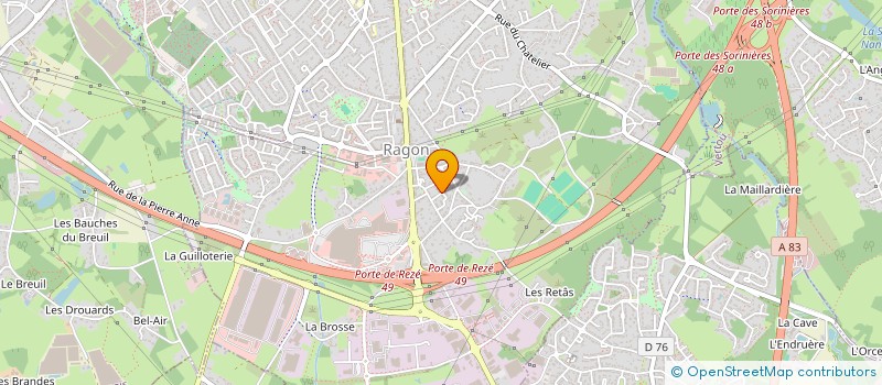 localisation de l'entreprise NG.EVENS à REZE