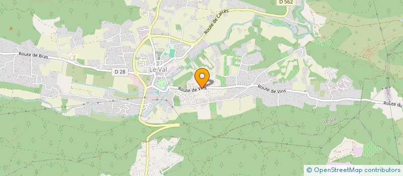 localisation de l'entreprise NG.FI à LE VAL