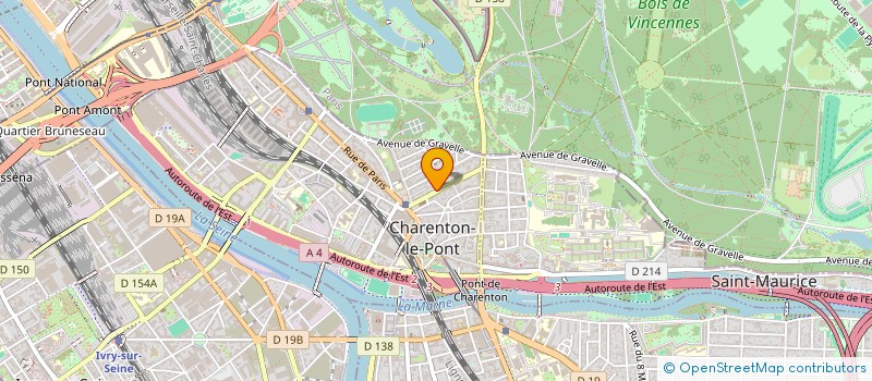 localisation de l'entreprise NG GLOBAL COACHING  CHARENTON-LE-PONT