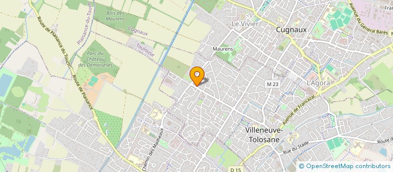 localisation de l'entreprise NG HOLDING à VILLENEUVE-TOLOSANE