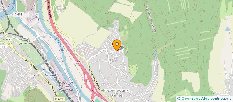 localisation de l'entreprise NG HOLDING  BOUXIERES-AUX-DAMES