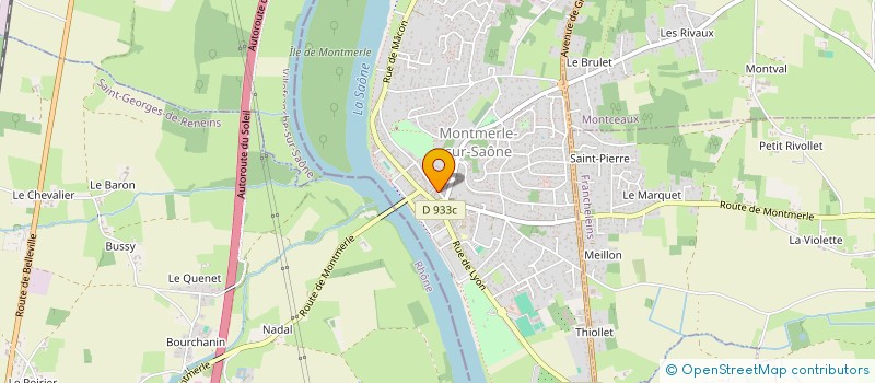 localisation de l'entreprise NG HOMECONNECT à MONTMERLE-SUR-SAONE
