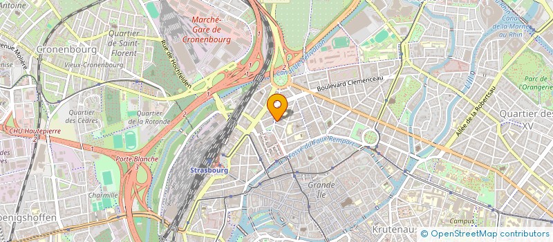 localisation de l'entreprise NG INDUSTRIE à STRASBOURG