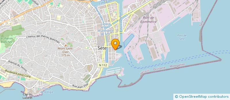 localisation de l'entreprise NG INVEST à SETE