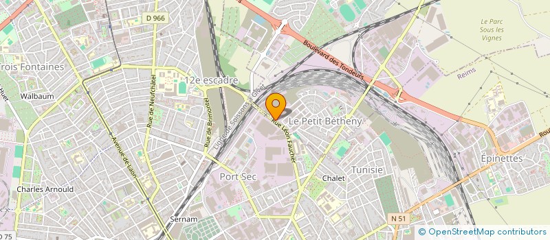 localisation de l'entreprise NG INVEST  REIMS