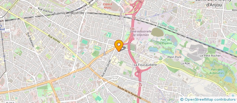 localisation de l'entreprise NG INVEST à ANGERS