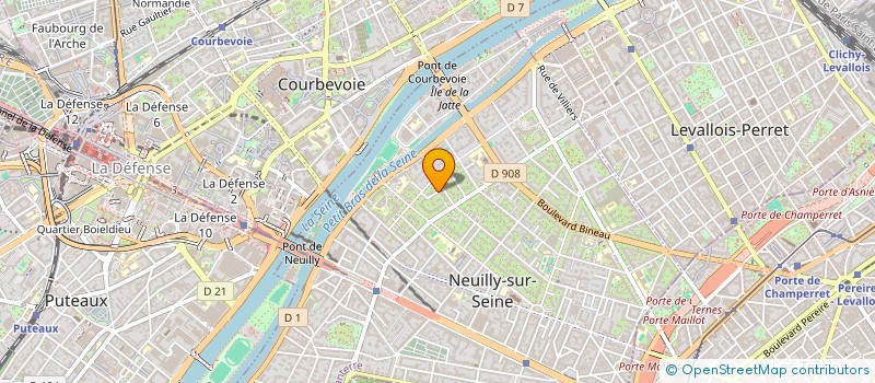 localisation de l'entreprise NG INVEST à NEUILLY-SUR-SEINE