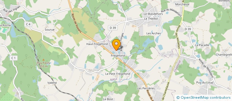 localisation de l'entreprise NG INVEST à NIEUL