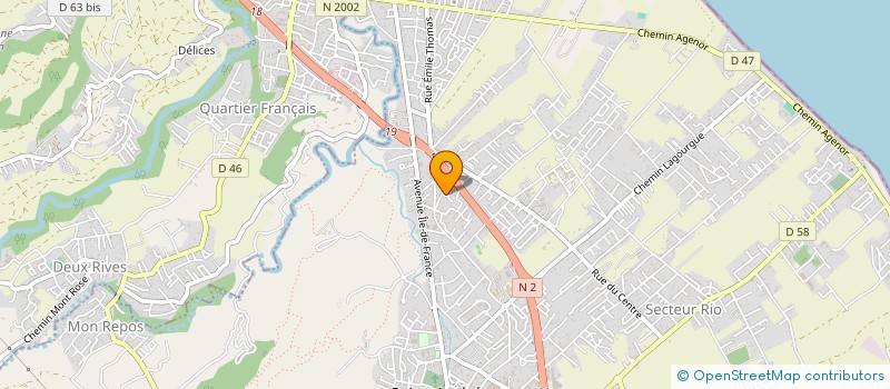 localisation de l'entreprise NG JULIE/YOHAN  SAINT-ANDRE