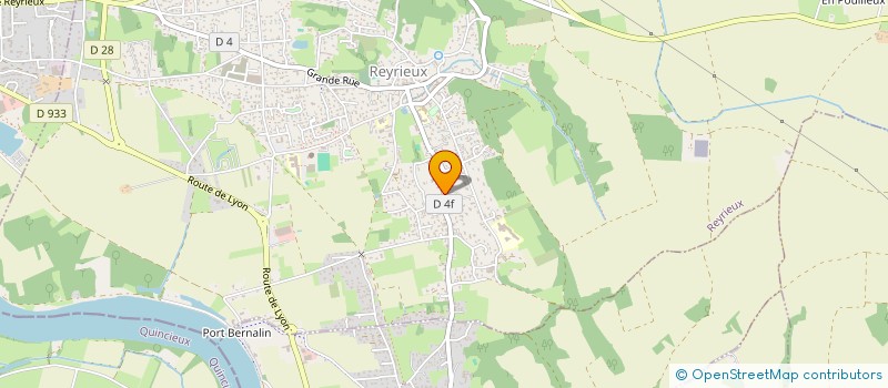 localisation de l'entreprise NG MACONNERIE à REYRIEUX