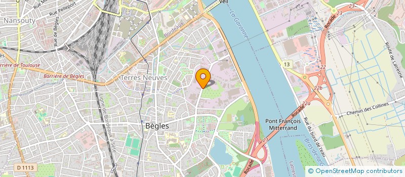localisation de l'entreprise NG NEGOCE à BEGLES