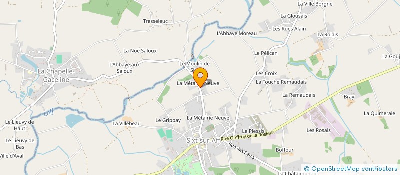 localisation de l'entreprise NG OUVERTURES à SIXT-SUR-AFF
