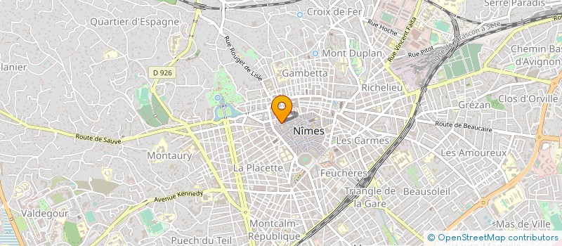 localisation de l'entreprise NG PATRIMOINE à NIMES