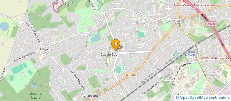 localisation de l'entreprise NG PATRIMONIA  PESSAC