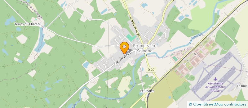 localisation de l'entreprise NG PISCINE  PRUNIERS-EN-SOLOGNE