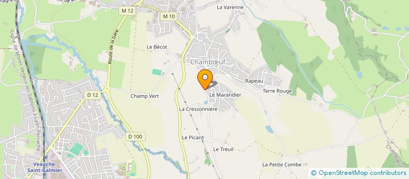 localisation de l'entreprise NG RUSSIER  CHAMBUF