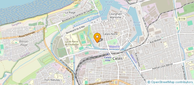 localisation de l'entreprise NG SECURI-TECH  CALAIS