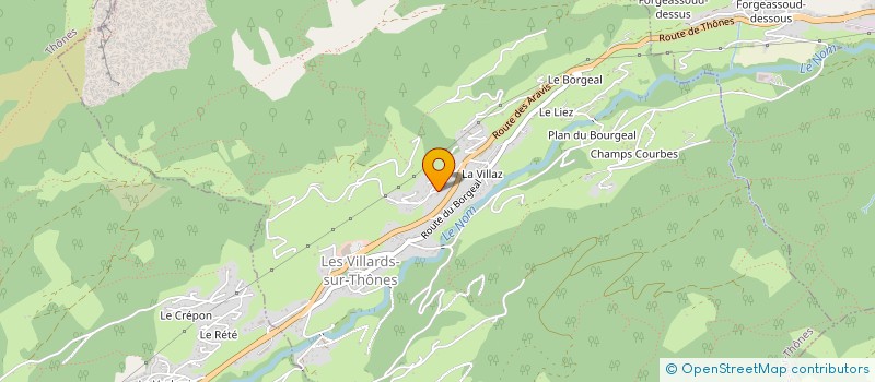 localisation de l'entreprise NG SERVICES PRO ARAVIS à LES VILLARDS-SUR-THONES