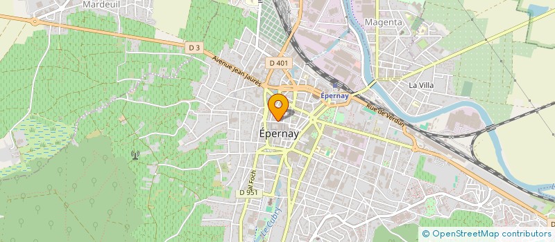 localisation de l'entreprise NG SIGNATURE  EPERNAY