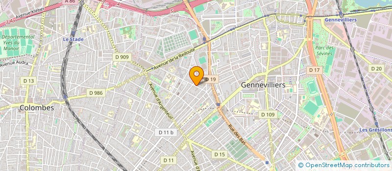 localisation de l'entreprise NG SINANI à ASNIERES-SUR-SEINE