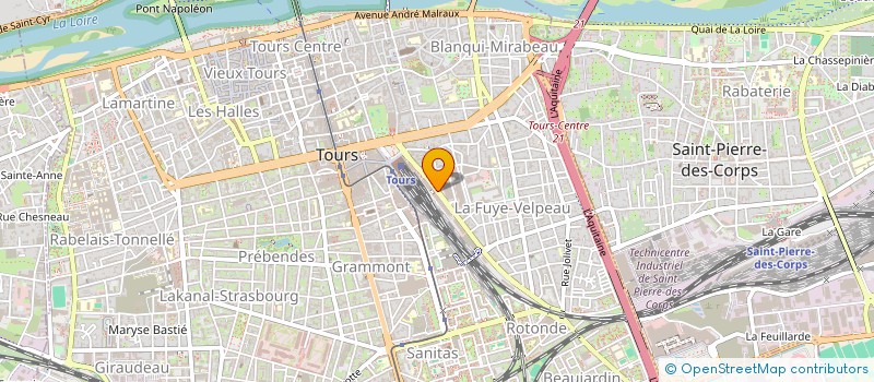 localisation de l'entreprise NG SOLUTIONS  TOURS