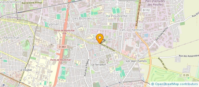 localisation de l'entreprise NG TAXI à BRON