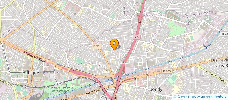 localisation de l'entreprise NG TRANSPORT  BOBIGNY