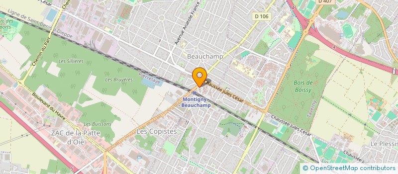 localisation de l'entreprise NG.UP!  BEAUCHAMP