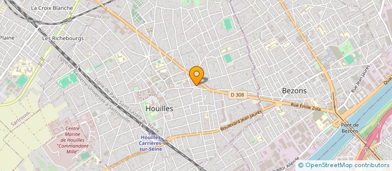 localisation de l'entreprise NG VIDEO à HOUILLES
