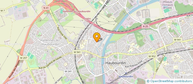 localisation de l'entreprise NG2  HAUBOURDIN