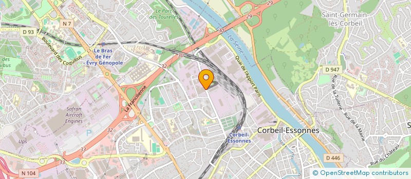 localisation de l'entreprise NG2C à CORBEIL-ESSONNES