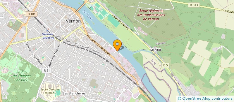 localisation de l'entreprise NG2TANK à VERNON