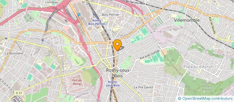 localisation de l'entreprise NGA CONSULTING & TECHNOLOGY  ROSNY-SOUS-BOIS