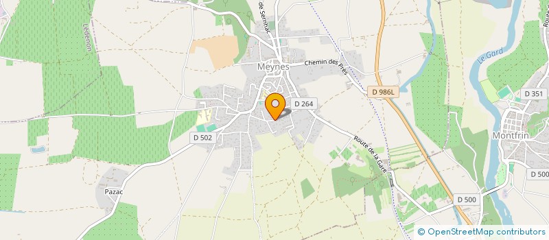 localisation de l'entreprise NGA HOLDING  MEYNES