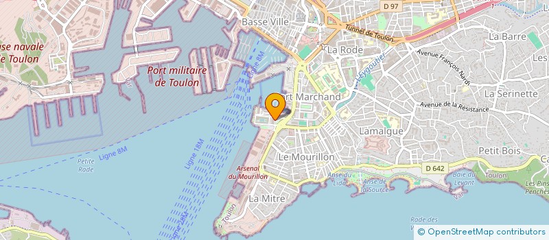 localisation de l'entreprise NGALL  TOULON