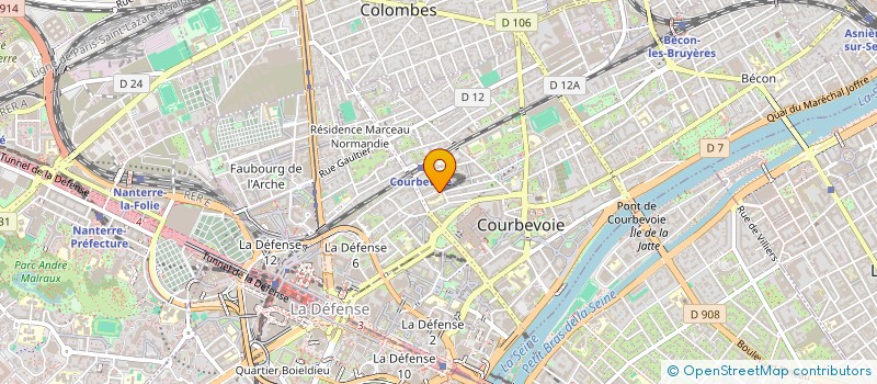localisation de l'entreprise NGAODA AWA SEL à COURBEVOIE