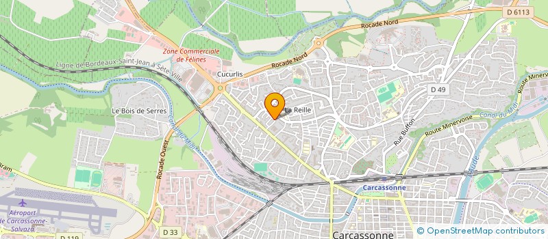 localisation de l'entreprise NGB à CARCASSONNE